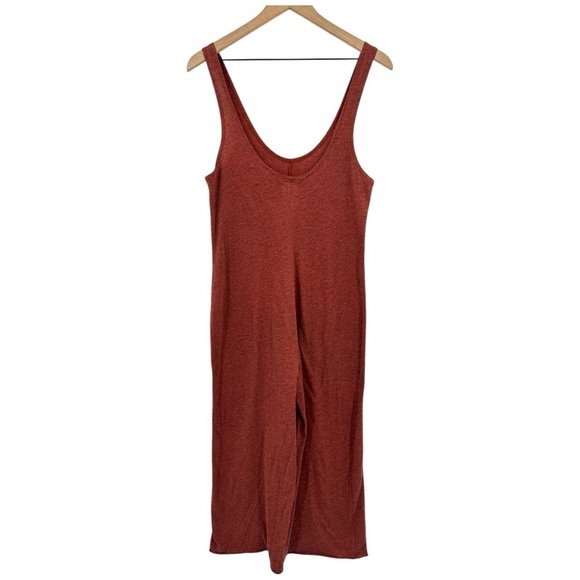 Jason Scott X Lia Bartha Asa Sleeveless Wide Leg Jumpsuit - Red Sand - Small - Picture 4 of 6